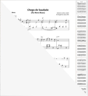 Chega de Saudade (Jobim) Piano Arrangement